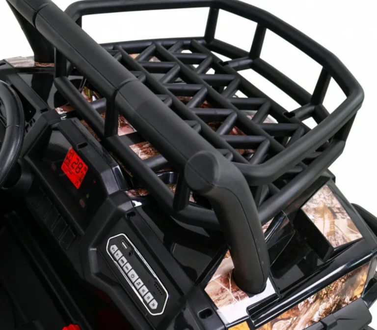 Buggy Utv Off Road Za Djecu Crni + Daljinski Upravljač + Nosač Za Prtljagu + Spori Start + Eva + Mp3 Led, Crna 11
