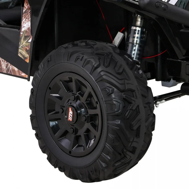 Buggy Utv Off Road Za Djecu Crni + Daljinski Upravljač + Nosač Za Prtljagu + Spori Start + Eva + Mp3 Led, Crna 14
