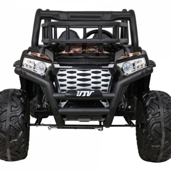 Buggy Utv Off Road Za Djecu Crni + Daljinski Upravljač + Nosač Za Prtljagu + Spori Start + Eva + Mp3 Led, Crna 3