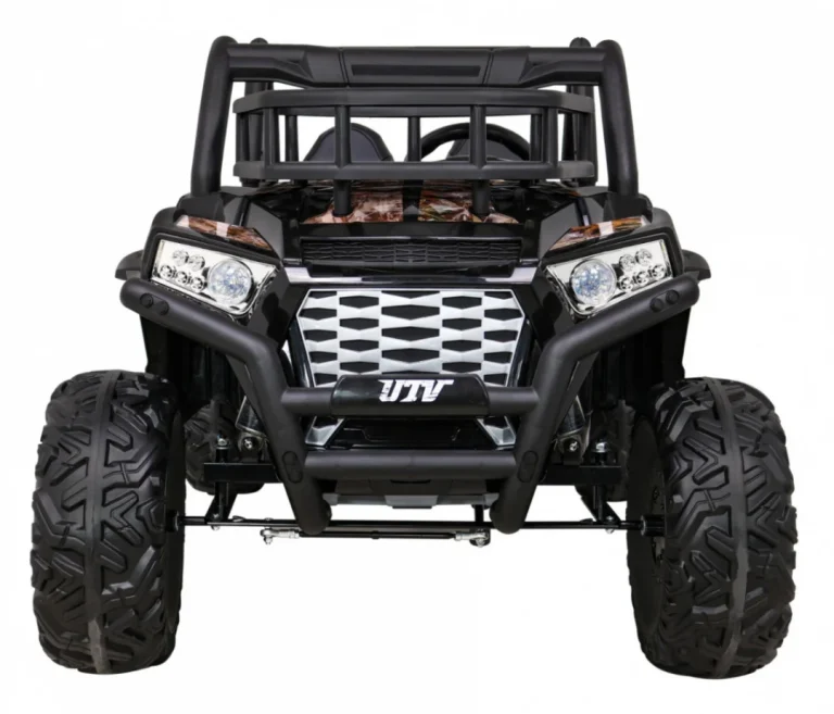 Buggy Utv Off Road Za Djecu Crni + Daljinski Upravljač + Nosač Za Prtljagu + Spori Start + Eva + Mp3 Led, Crna 3