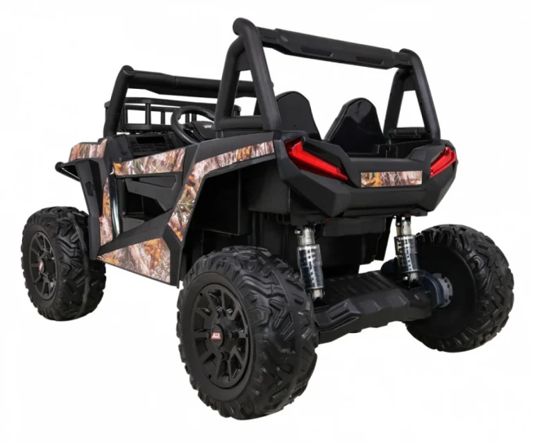 Buggy Utv Off Road Za Djecu Crni + Daljinski Upravljač + Nosač Za Prtljagu + Spori Start + Eva + Mp3 Led, Crna 5