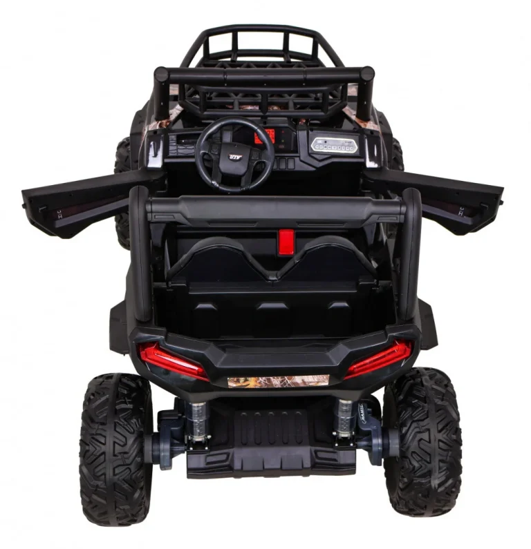 Buggy Utv Off Road Za Djecu Crni + Daljinski Upravljač + Nosač Za Prtljagu + Spori Start + Eva + Mp3 Led, Crna 6