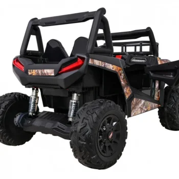 Buggy Utv Off Road Za Djecu Crni + Daljinski Upravljač + Nosač Za Prtljagu + Spori Start + Eva + Mp3 Led, Crna 7
