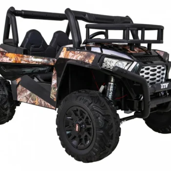 Buggy Utv Off Road Za Djecu Crni + Daljinski Upravljač + Nosač Za Prtljagu + Spori Start + Eva + Mp3 Led, Crna 8