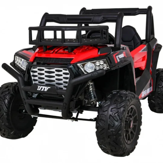 Buggy Utv Off Road Za Djecu Crveni + Daljinski Upravljač + Nosač Za Prtljagu + Spori Start, Crvena 1