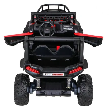 Buggy Utv Off Road Za Djecu Crveni + Daljinski Upravljač + Nosač Za Prtljagu + Spori Start, Crvena 11