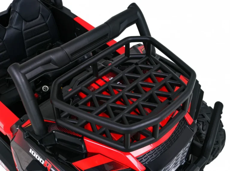 Buggy Utv Off Road Za Djecu Crveni + Daljinski Upravljač + Nosač Za Prtljagu + Spori Start, Crvena 15