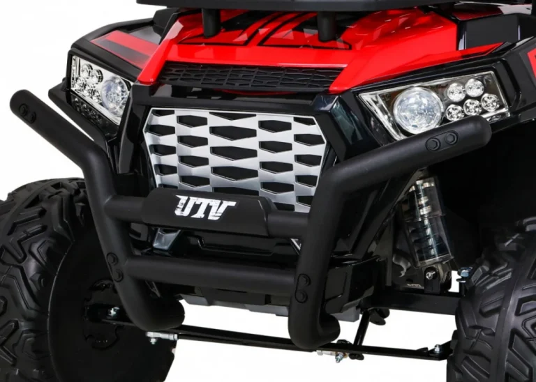 Buggy Utv Off Road Za Djecu Crveni + Daljinski Upravljač + Nosač Za Prtljagu + Spori Start, Crvena 16