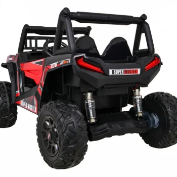 Buggy Utv Off Road Za Djecu Crveni + Daljinski Upravljač + Nosač Za Prtljagu + Spori Start, Crvena 5