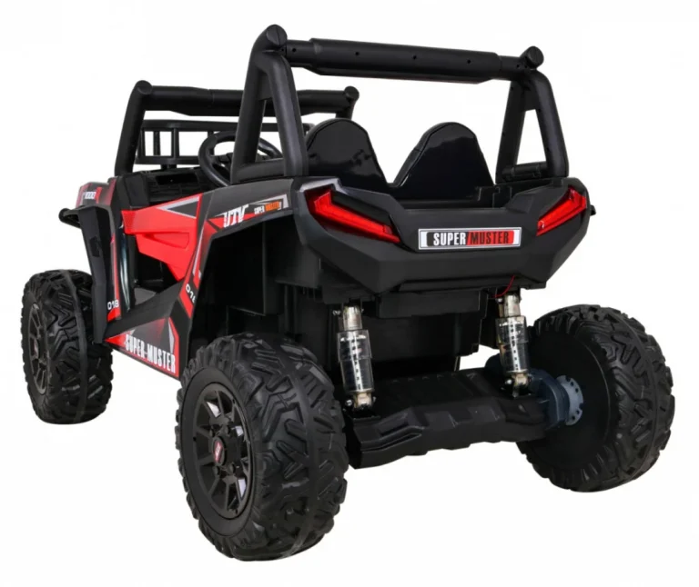Buggy Utv Off Road Za Djecu Crveni + Daljinski Upravljač + Nosač Za Prtljagu + Spori Start, Crvena 5