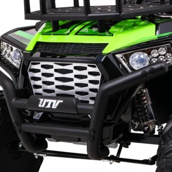 Buggy Utv Off Road Za Djecu Zeleni + Daljinski Upravljač + Nosač Za Prtljagu + Spori Start, Zelena 15