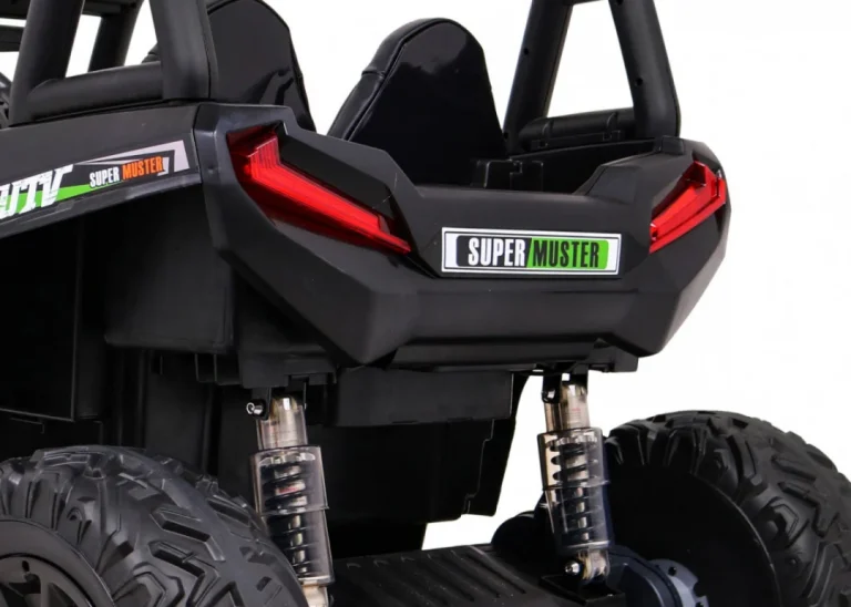 Buggy Utv Off Road Za Djecu Zeleni + Daljinski Upravljač + Nosač Za Prtljagu + Spori Start, Zelena 16