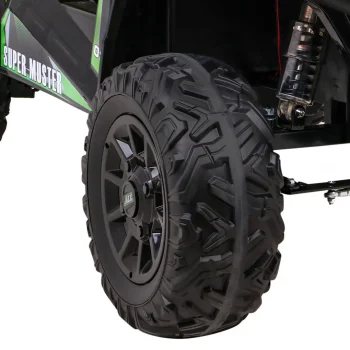Buggy Utv Off Road Za Djecu Zeleni + Daljinski Upravljač + Nosač Za Prtljagu + Spori Start, Zelena 17