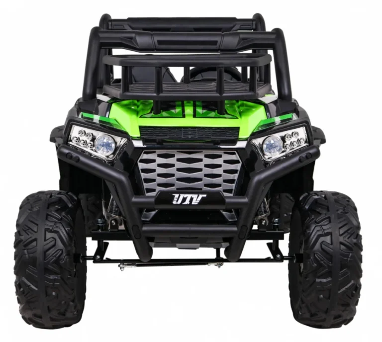 Buggy Utv Off Road Za Djecu Zeleni + Daljinski Upravljač + Nosač Za Prtljagu + Spori Start, Zelena 3