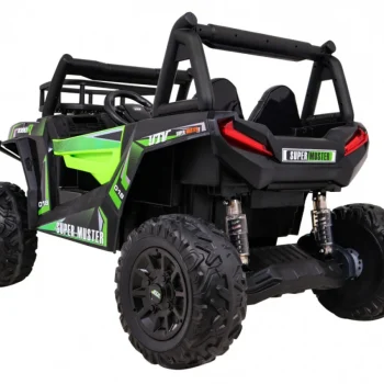 Buggy Utv Off Road Za Djecu Zeleni + Daljinski Upravljač + Nosač Za Prtljagu + Spori Start, Zelena 5