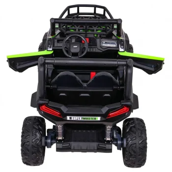 Buggy Utv Off Road Za Djecu Zeleni + Daljinski Upravljač + Nosač Za Prtljagu + Spori Start, Zelena 6