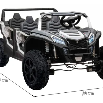 Buggy S 4 Sjedala Atv Racing Utv2000 S Litij Ionskom Baterijom, Bijela Boja Buggy Na Akumulator 2