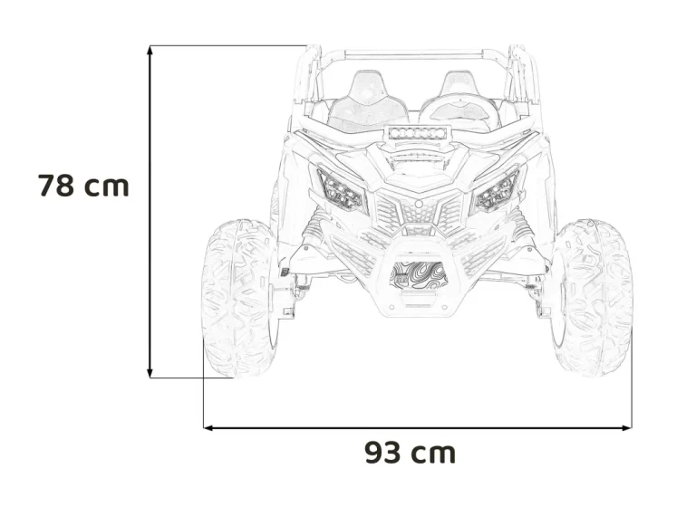 Buggy Vozilo Sr Super 66 žuto 2