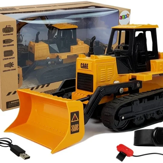 Buldožer Caterpillar Kotači Daljinski Upravljani Gestama Ruke 2.4g 1:28 1