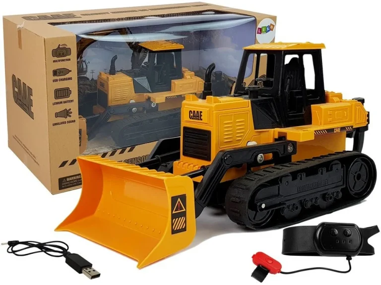 Buldožer Caterpillar Kotači Daljinski Upravljani Gestama Ruke 2.4g 1:28 1