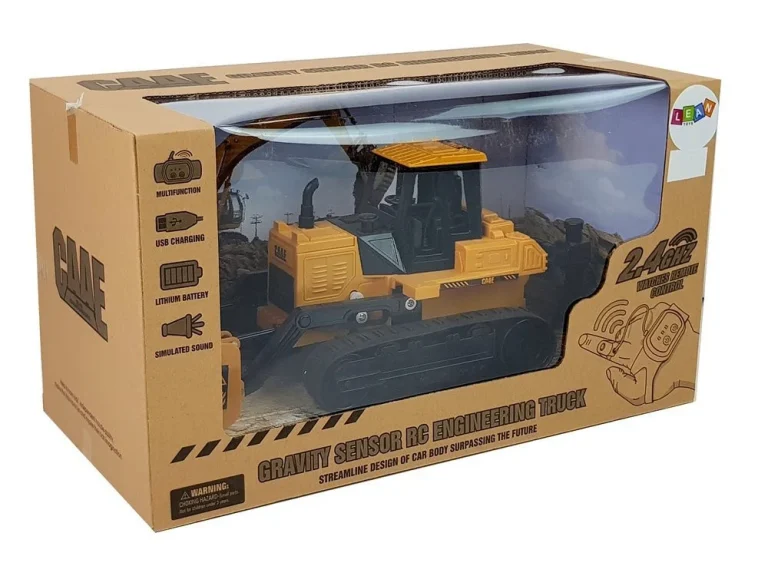 Buldožer Caterpillar Kotači Daljinski Upravljani Gestama Ruke 2.4g 1:28 5