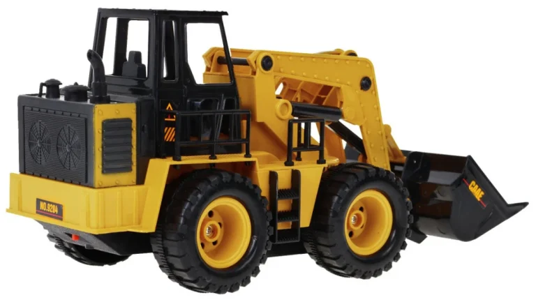 Buldožer Na Daljinsko Upravljanje Za Djecu 3+ Model 1:24 Pokretna Kanta + Zvukovi + Pribor 4