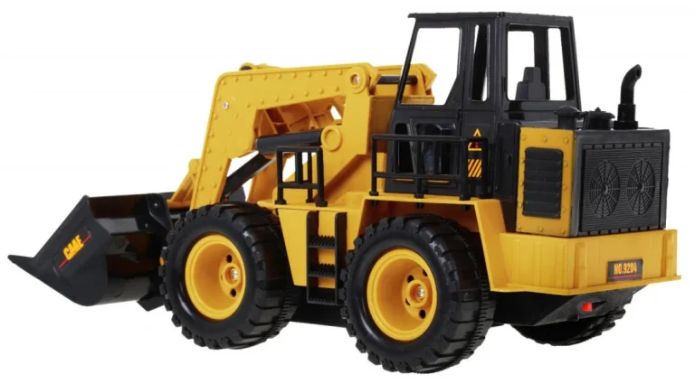 Buldožer Na Daljinsko Upravljanje Za Djecu 3+ Model 1:24 Pokretna Kanta + Zvukovi + Pribor 5