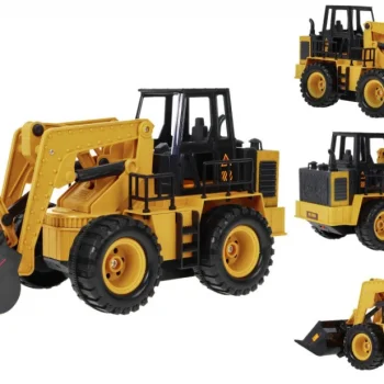 Buldožer Na Daljinsko Upravljanje Za Djecu 3+ Model 1:24 Pokretna Kanta + Zvukovi + Pribor 7