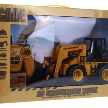 Buldožer Na Daljinsko Upravljanje Za Djecu 3+ Model 1:24 Pokretna Kanta + Zvukovi + Pribor 8
