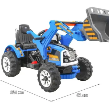 Buldožer Traktor Na Akumulator Plavi 2