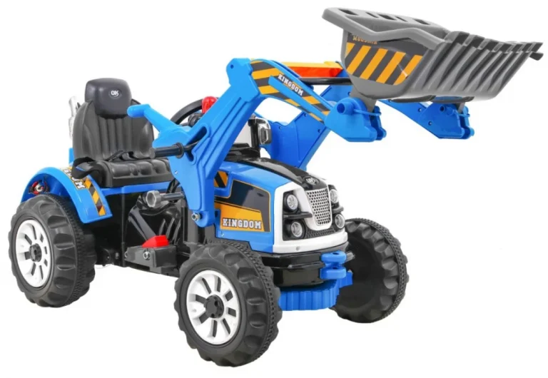 Buldožer Traktor Na Akumulator Plavi 4