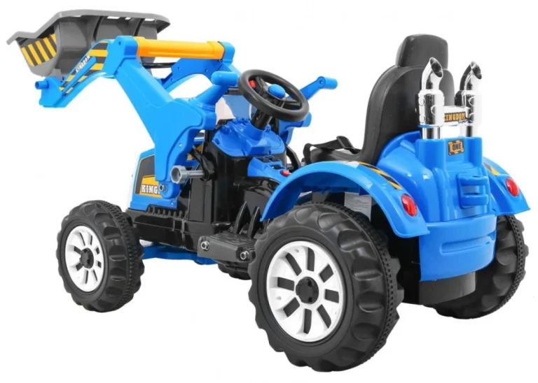 Buldožer Traktor Na Akumulator Plavi 5
