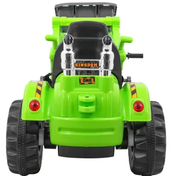 Buldožer Traktor Na Akumulator Zeleni Auto Na Akumulator 7
