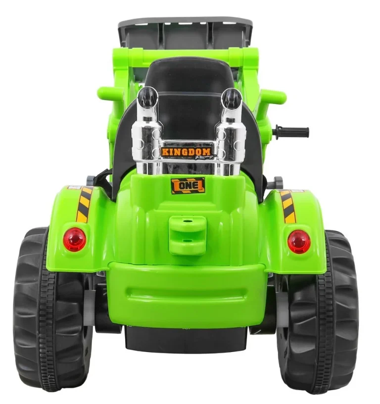 Buldožer Traktor Na Akumulator Zeleni Auto Na Akumulator 7