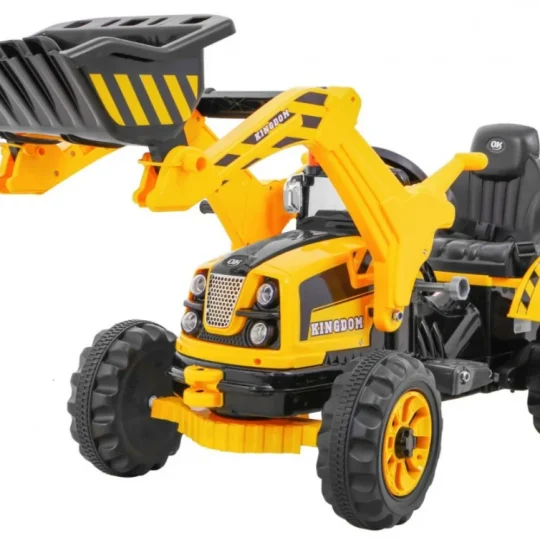 Buldožer Traktor Na Akumulator žuti Auto Na Akumulator 1
