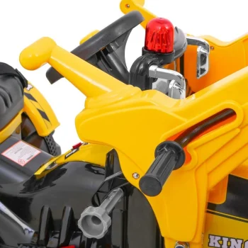 Buldožer Traktor Na Akumulator žuti Auto Na Akumulator 11