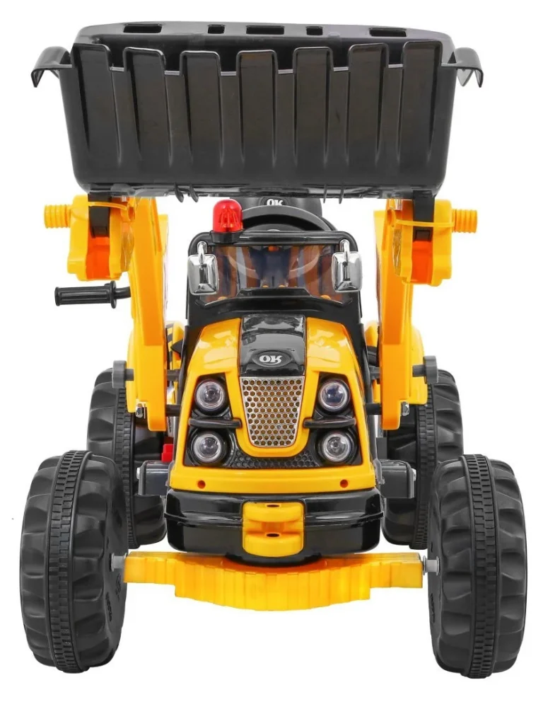 Buldožer Traktor Na Akumulator žuti Auto Na Akumulator 3