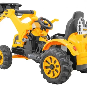 Buldožer Traktor Na Akumulator žuti Auto Na Akumulator 7