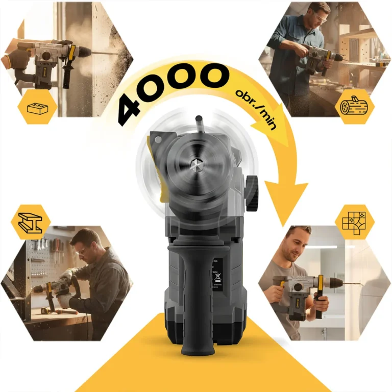 Bušilica S čekićem 4j Sds Plus 1010 W Humberg Hm 430 6
