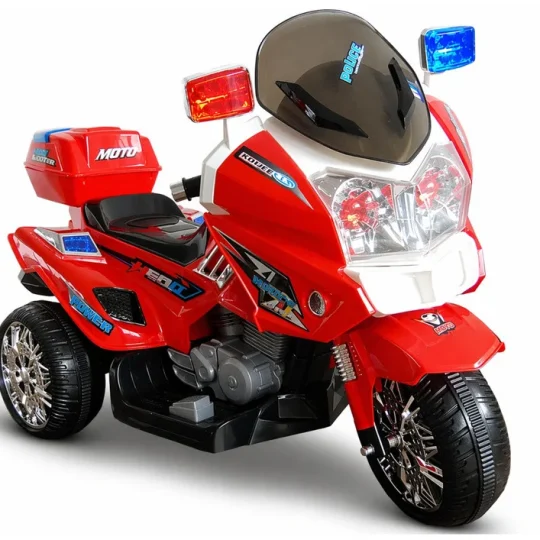 Ch815 Crveni Električni Policijski Motocikl Motor Na Akumulator 1