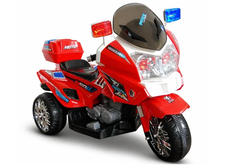 Ch815 Crveni Električni Policijski Motocikl Motor Na Akumulator 1