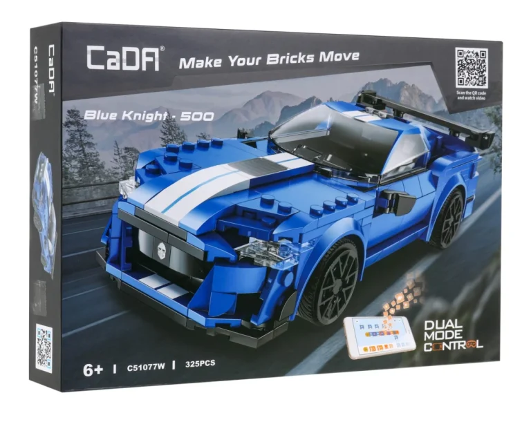 Cada Blue Knight Rc Trkaći Auto 325 Dijelova 6+ 6