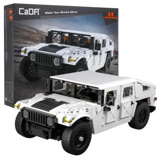 Cada Humvee Vojno Vozilo 1:12 1386 Dijelova 8+ 1