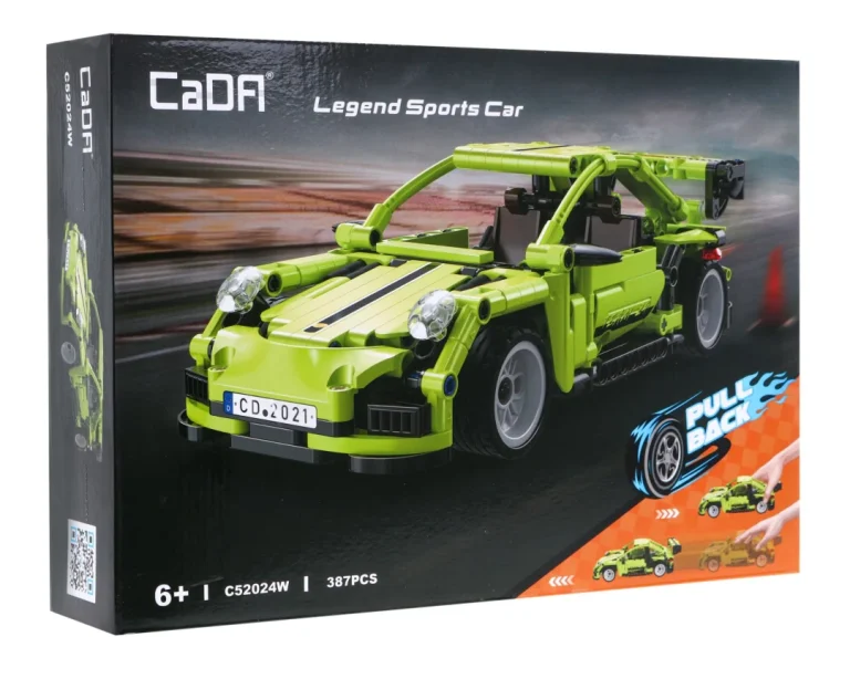 Cada Legendarni Sportski Auto Pull Back 387 Dijelova 6+ 3