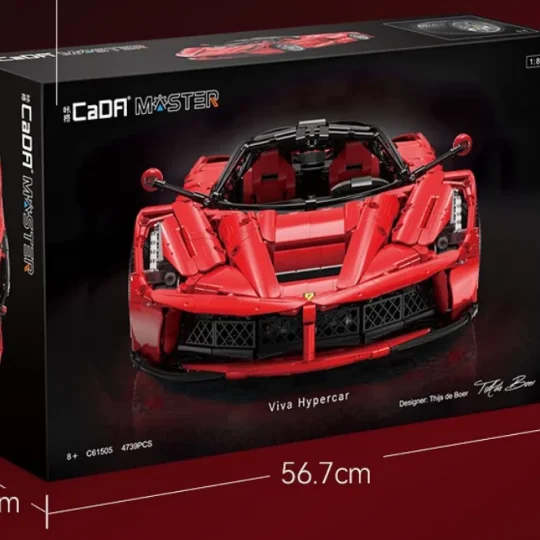 Cada Master Viva Hypercar 4739 Dijelova 1:8 14+ 1