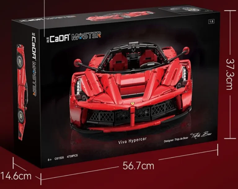 Cada Master Viva Hypercar 4739 Dijelova 1:8 14+ 1