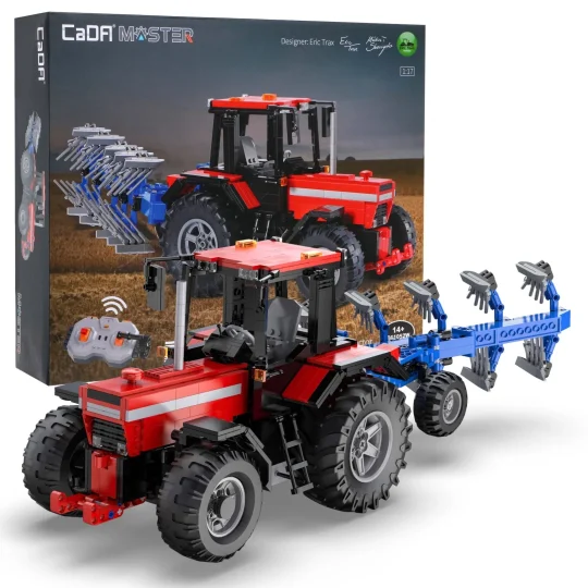 Cada Master Traktor R/c S Plugom 1675 Dijelova 14+ 1