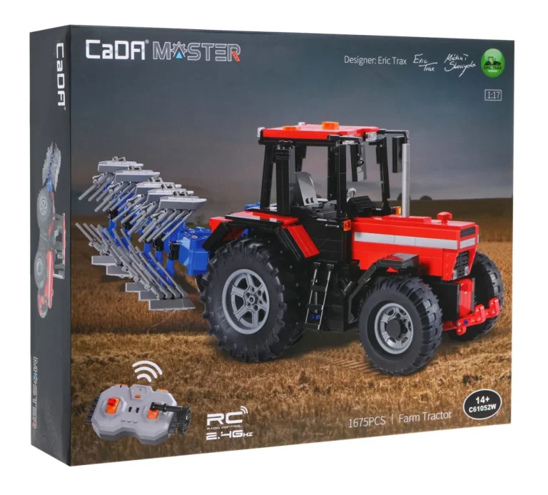 Cada Master Traktor R/c S Plugom 1675 Dijelova 14+ 5