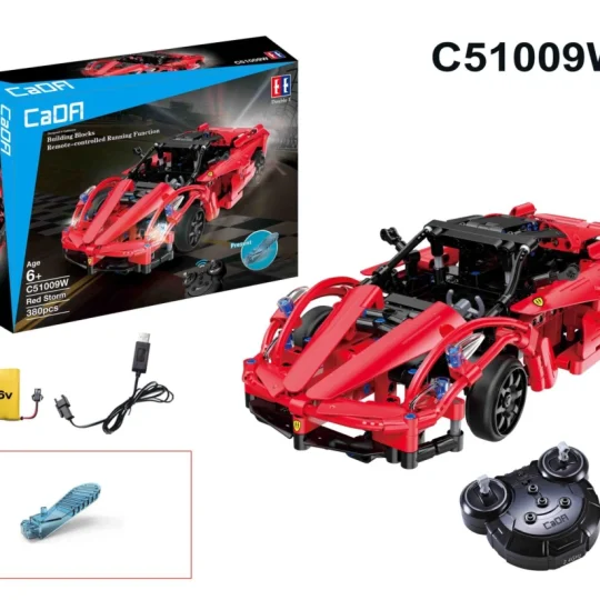 Cada Rc Sportski Auto Crveni 380 Dijelova 6+ 1