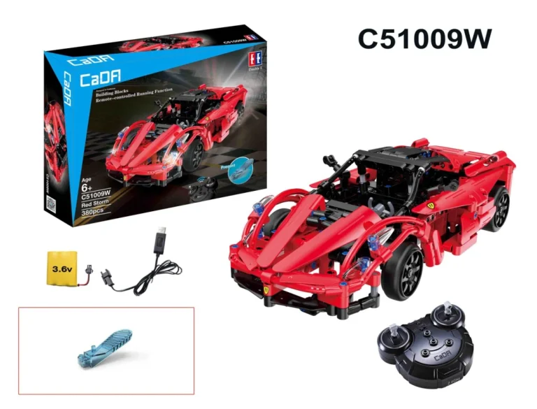 Cada Rc Sportski Auto Crveni 380 Dijelova 6+ 1